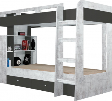 Двуетажно легло Табло с 2 чекмеджета