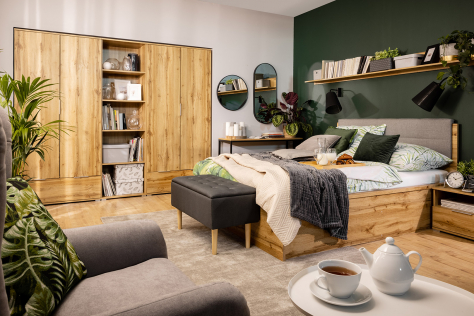 спалня Tetrix -дъб вотан